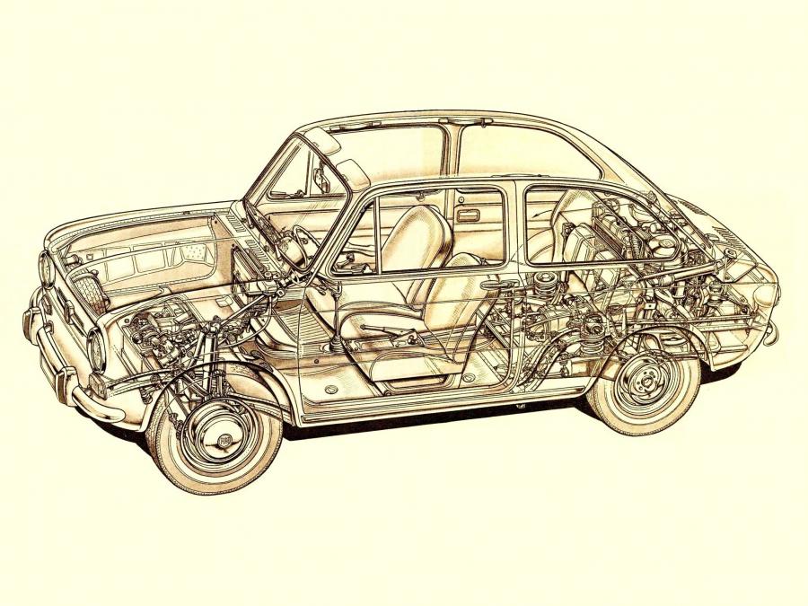  Fiat 850 1964 года  (фото 7 из 23)